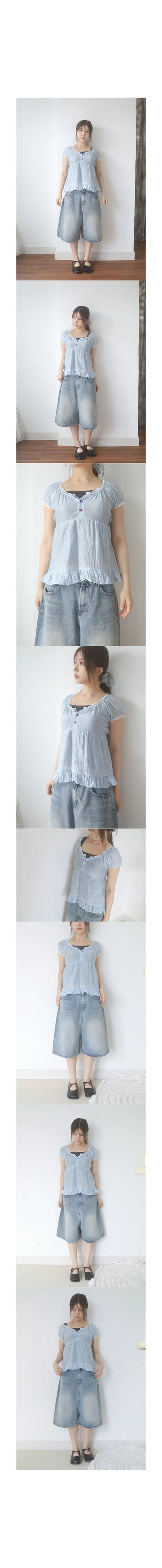 hana frill blouse