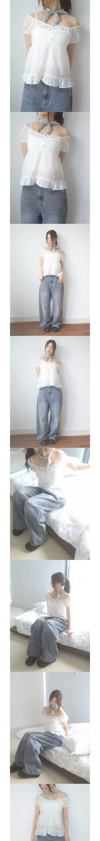 hana frill blouse