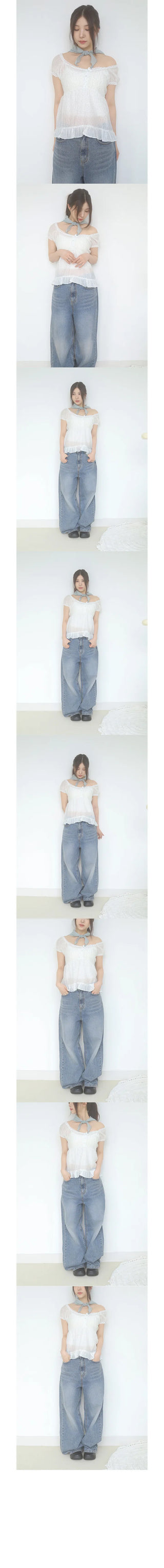 hana frill blouse