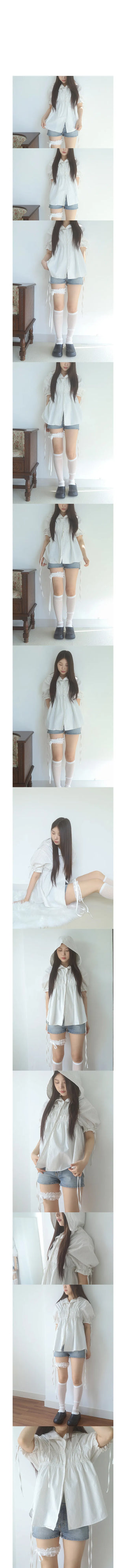 tenko string hood shirt