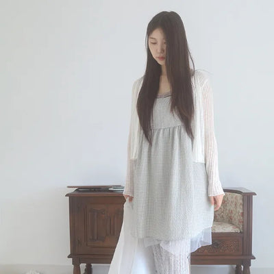 uroko wave cardigan