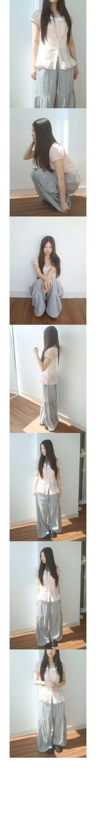 minka frill blouse