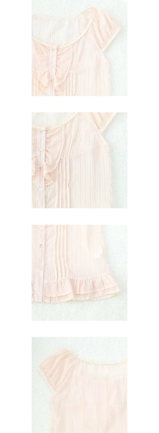 minka frill blouse
