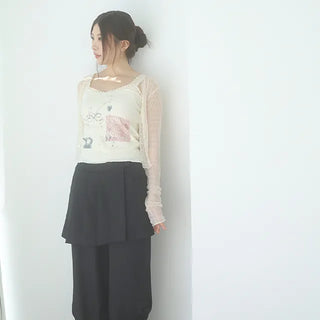 rakugaki lace top