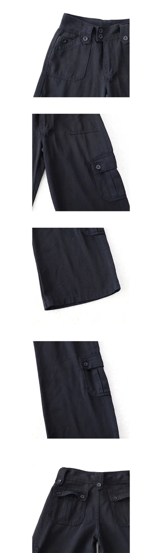 double button cargo pants