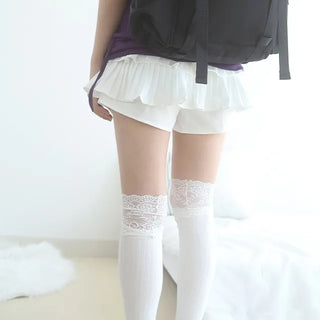 airy pleats skirt pants