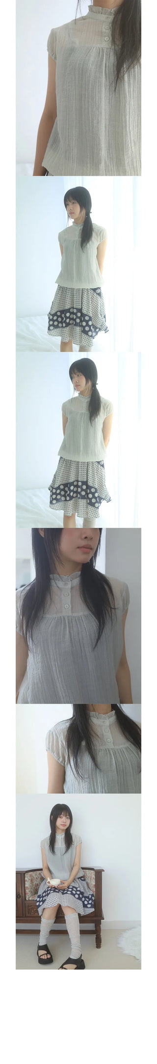 kotori frill blouse