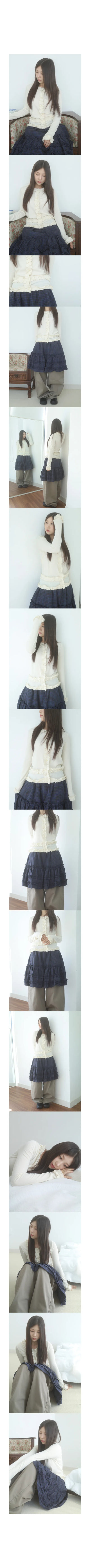 kasumi frill cardigan