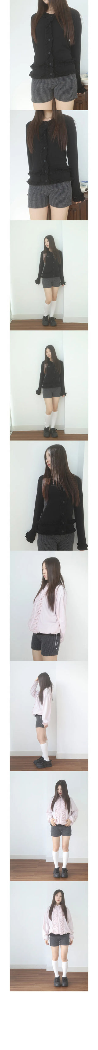 kasumi frill cardigan