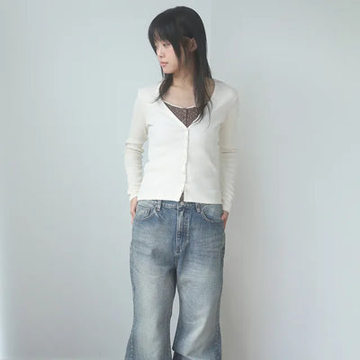 dori button cardigan