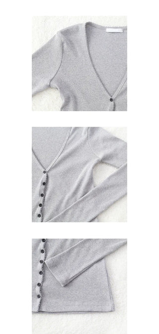 dori button cardigan
