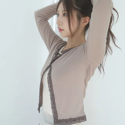 dasuto lace cardigan
