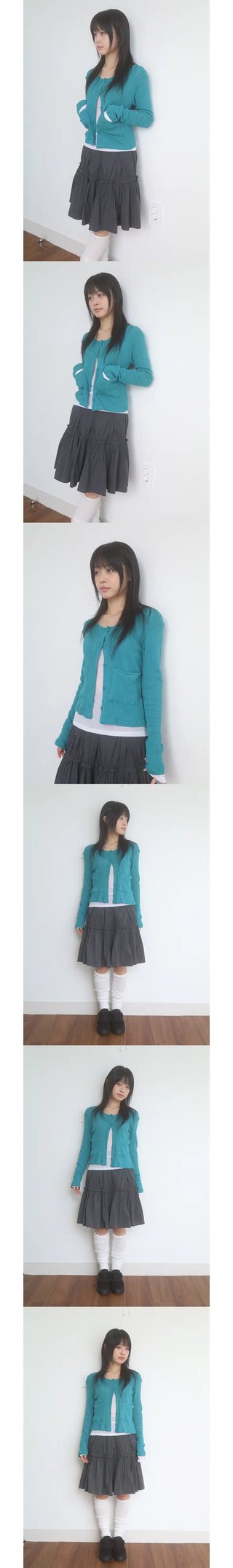 pocket punching cardigan