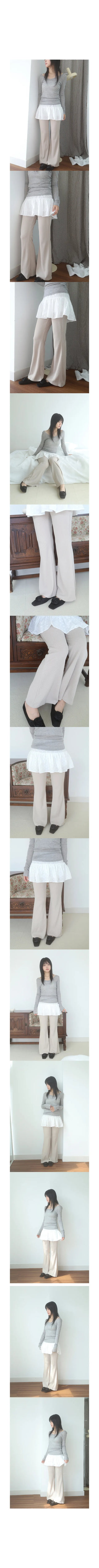 leggings boot-cut pants