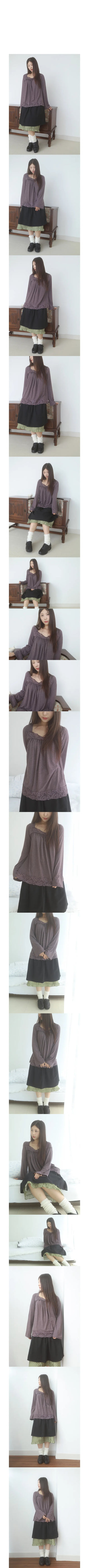 kakio lace tee