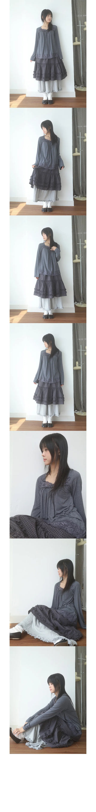 kakio lace tee