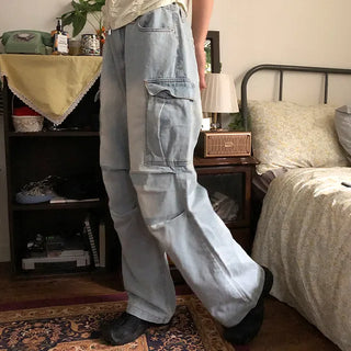 pintuck light pants