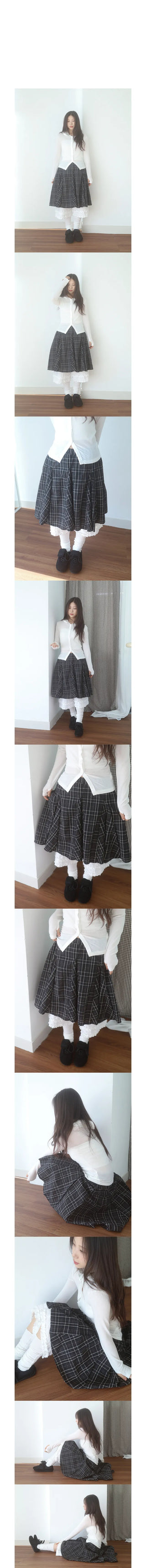 omio check skirt