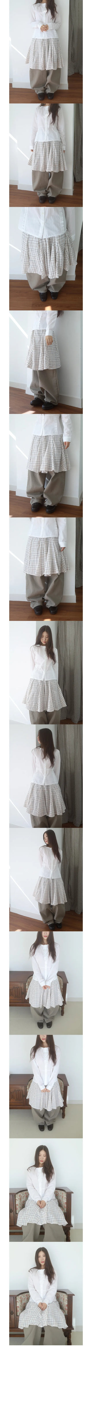 omio check skirt