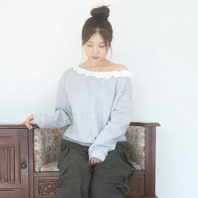 off-shoulder lace mtm