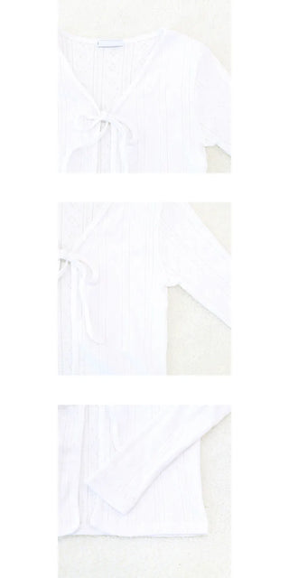 kyun ribbon cardigan