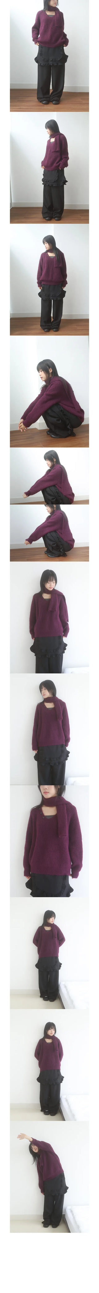 arimi muffler knit