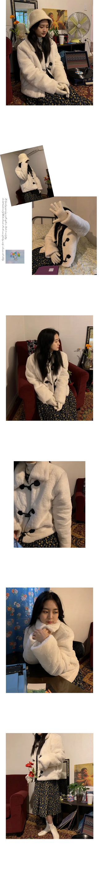duffle fur mood jacket
