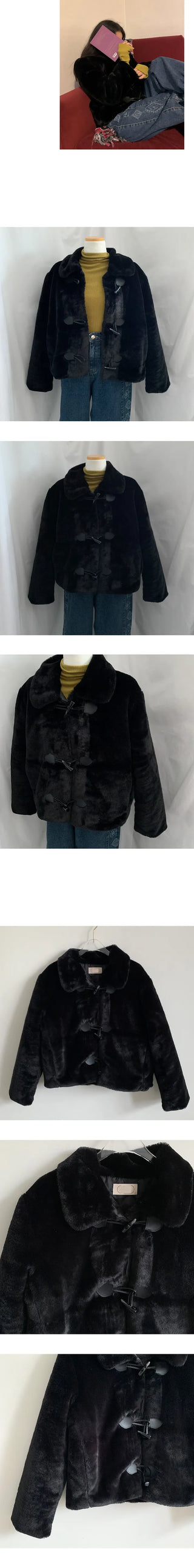 duffle fur mood jacket