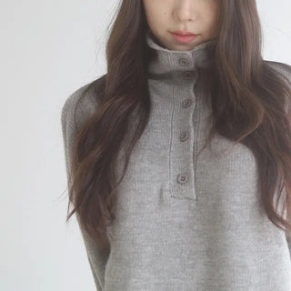 nuku button knit