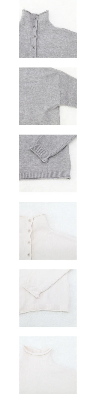 nuku button knit