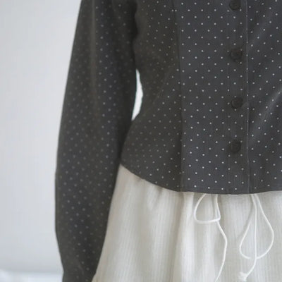 corduroy dot shirt