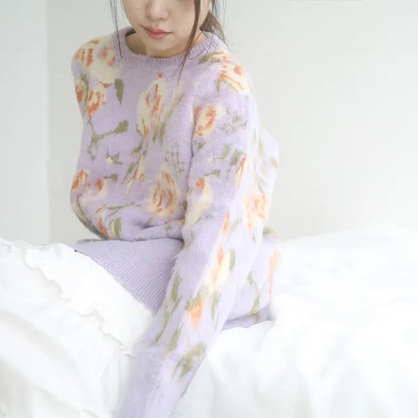 miru violet knit
