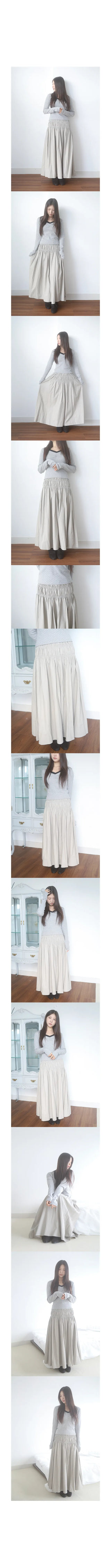 tofu shirring skirt