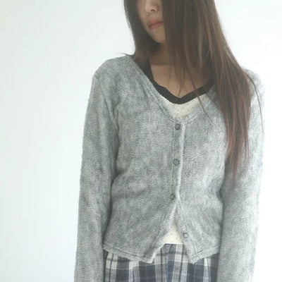 ururi button cardigan