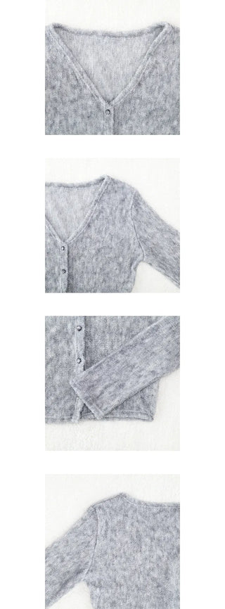 ururi button cardigan
