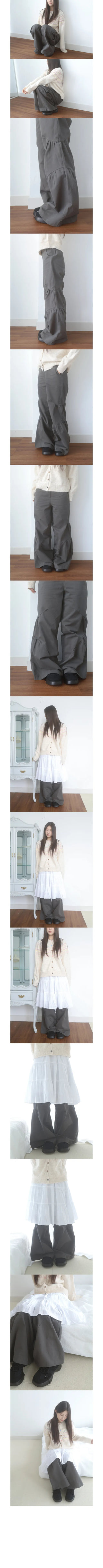 lrone shirring pants