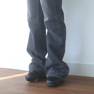 peko boot-cut pants