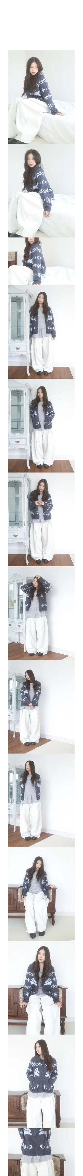 rabbit pocket knit cardigan