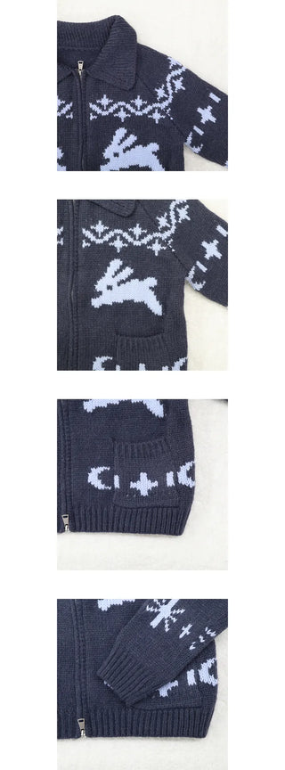 rabbit pocket knit cardigan