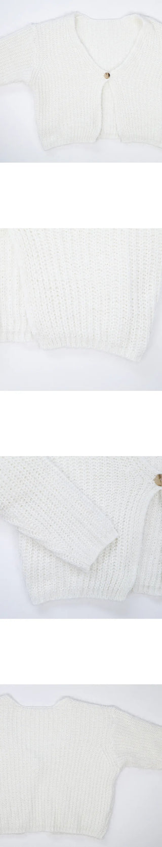 solsol button cardigan