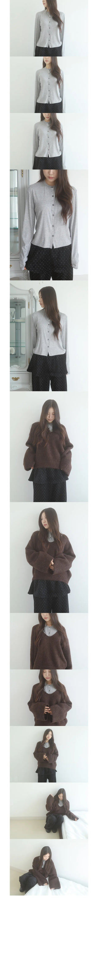 pero button cardigan