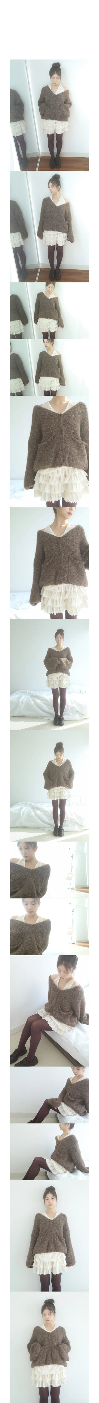 muni button cardigan