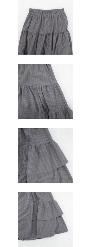 shasen stripe skirt
