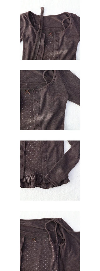 melu top cardigan