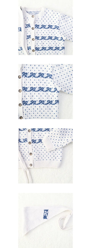 lune ribbon cardigan