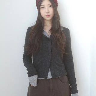 tona button cardigan