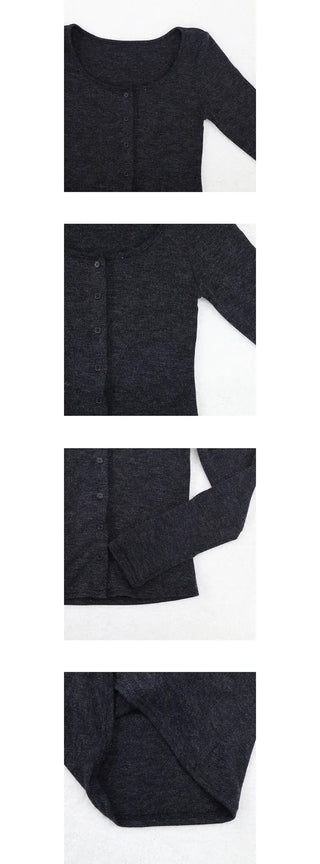 tona button cardigan