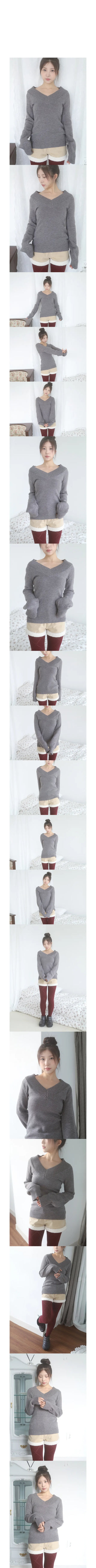 nana v-neck knit