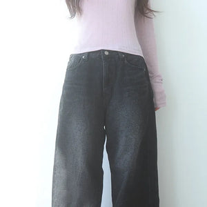 mona dark wide pants