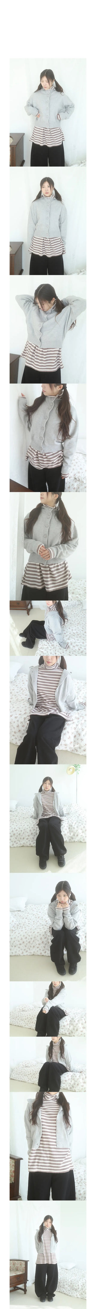 karimi button cardigan